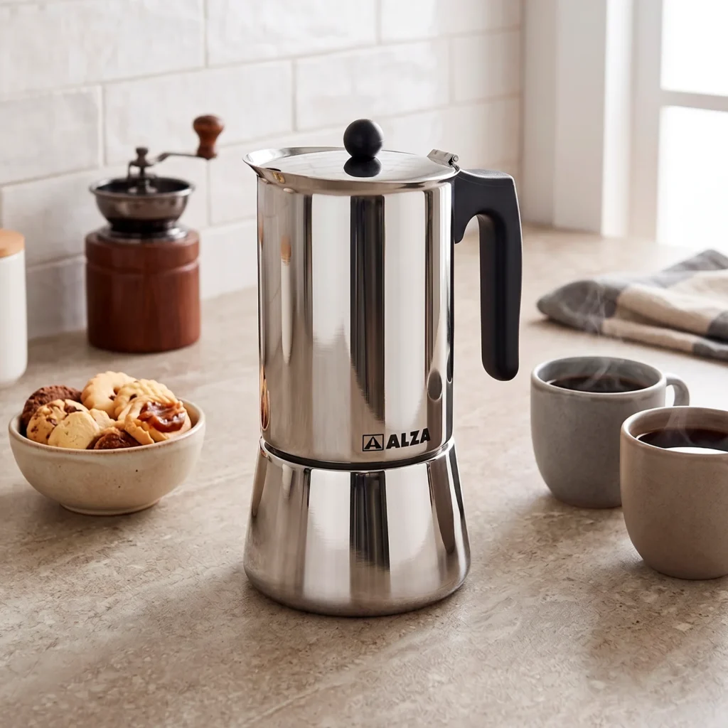 Cafetera Italiana Basic Inox - Acero de Calidad | Alza