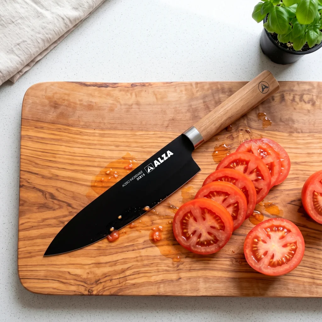 Cuchillo Chef Bois - Acero de Calidad 5Cr15, 20.5cm | Alza