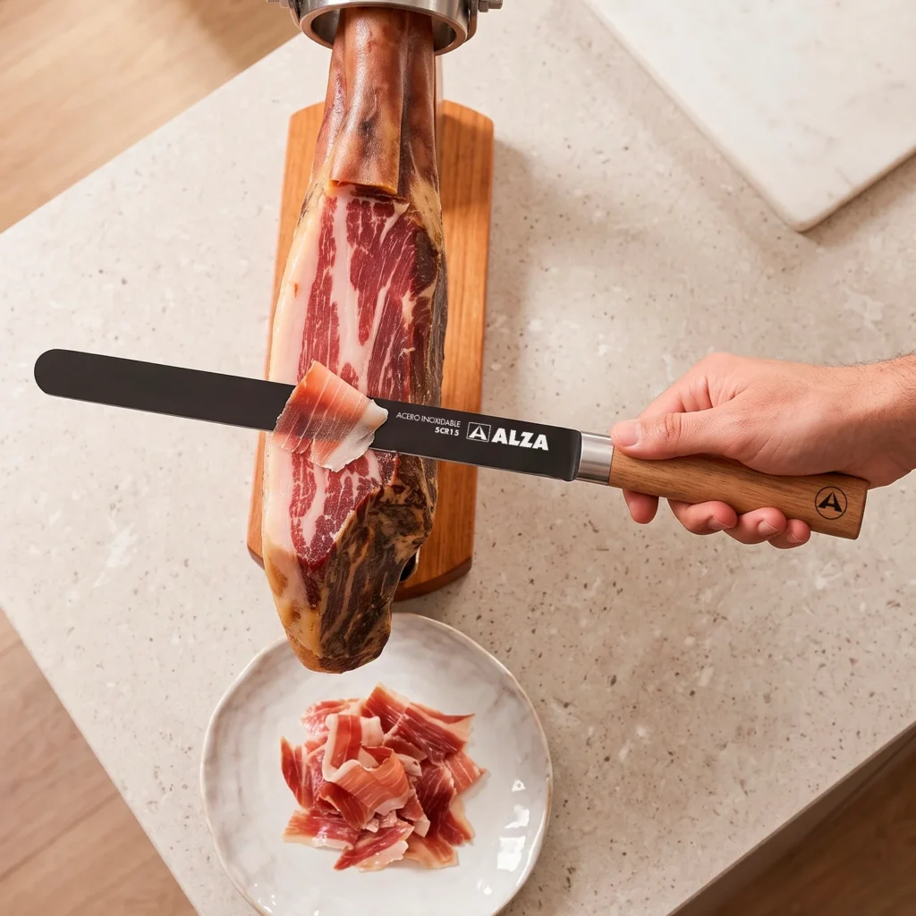 Cuchillo Jamonero Bois - Acero de Calidad 5Cr15, 25cm | Alza