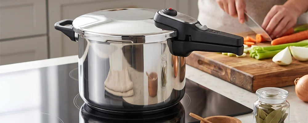 Olla a presión KORE 6L de ALZA en acero inoxidable